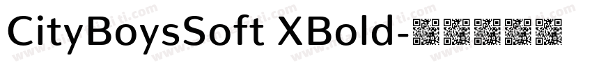 CityBoysSoft XBold字体转换